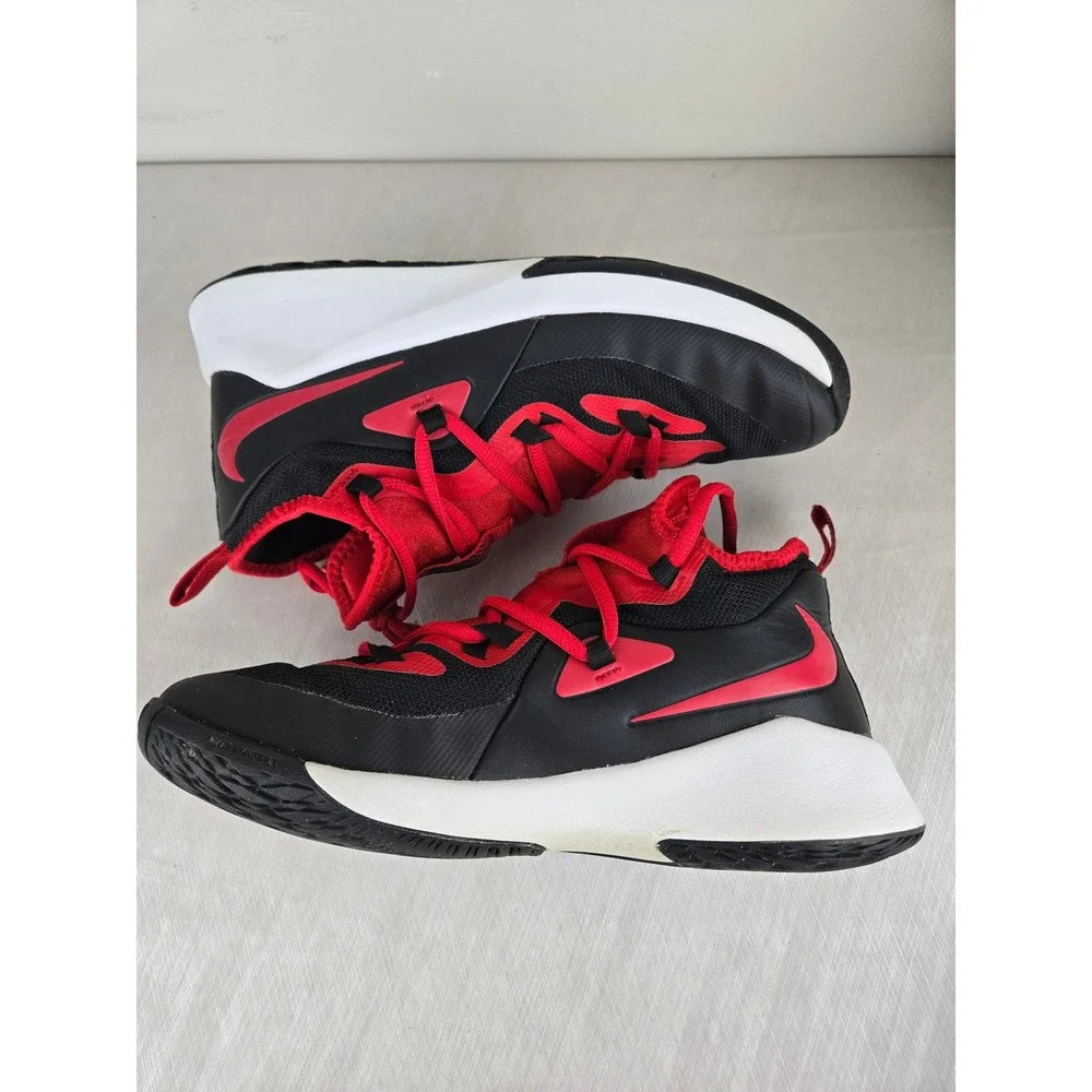 Nike Future Court‎ 2 Black University Red Basketball Shoes BQ5628-002 Boys 7Y